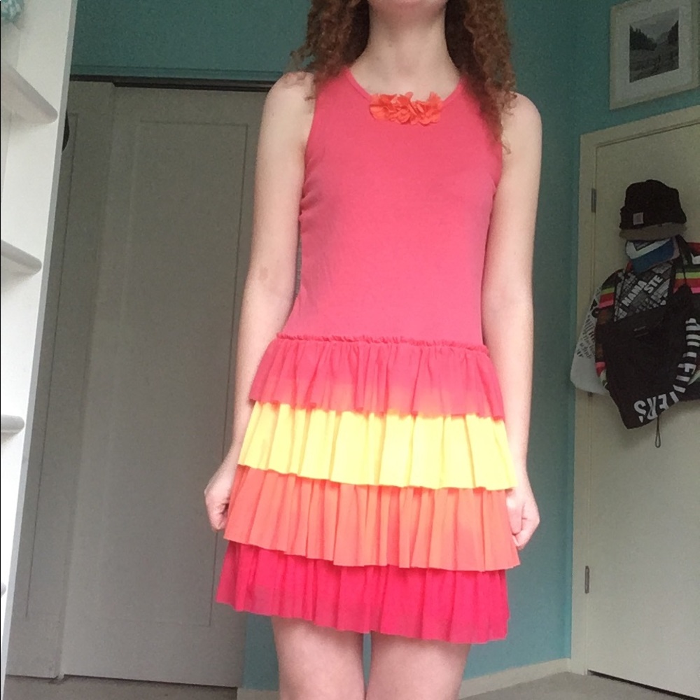 Sunset colored dress